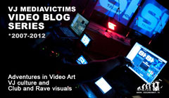 Vlog Series documenting adventures in Video Art , rave culture and club video